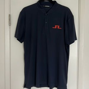 J.Lindeberg Men’s Large Collarless Golf Shirt